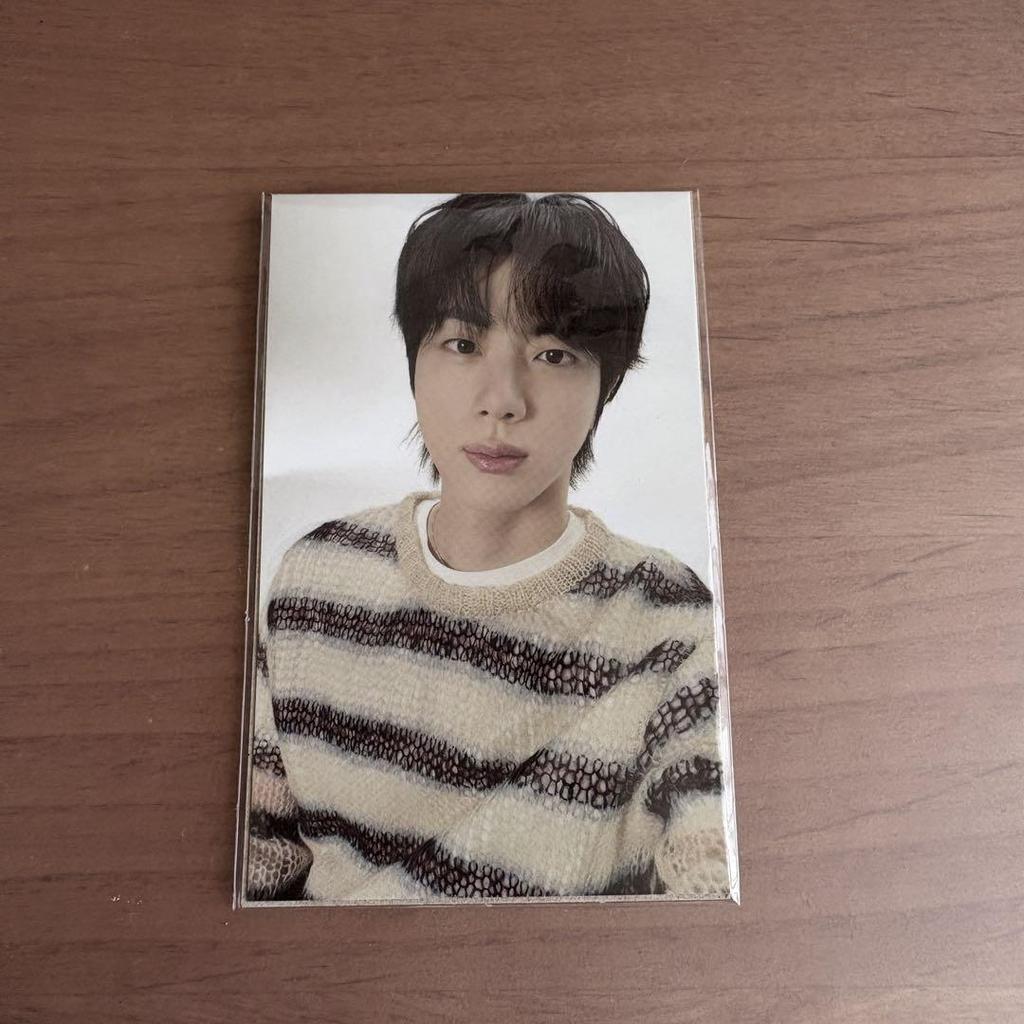 [USED] [RUNSEOKJIN] BTS Jin Check Shirt with Trading Card, Size M
