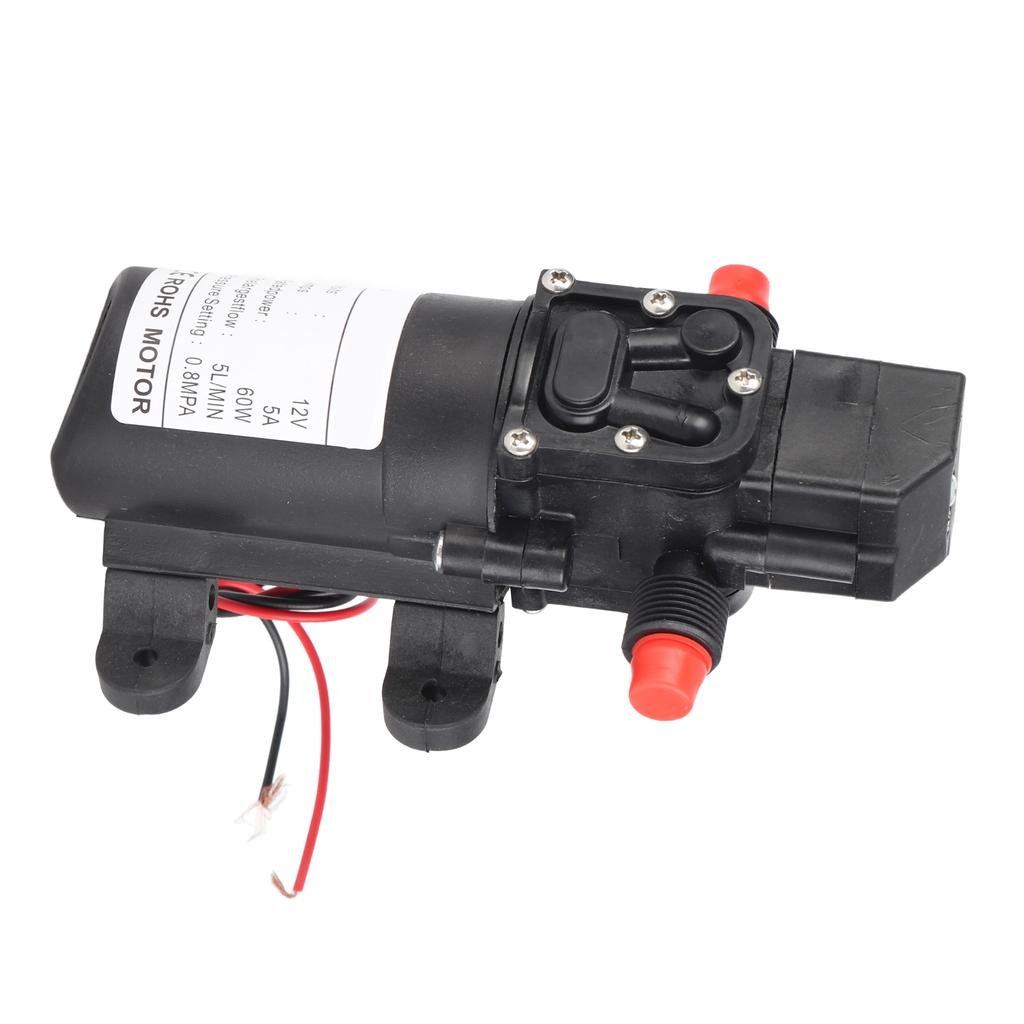 Diaphragm Pump  12V  High Pressure 116Psi Self Priming  Camping Boat  High Pressure