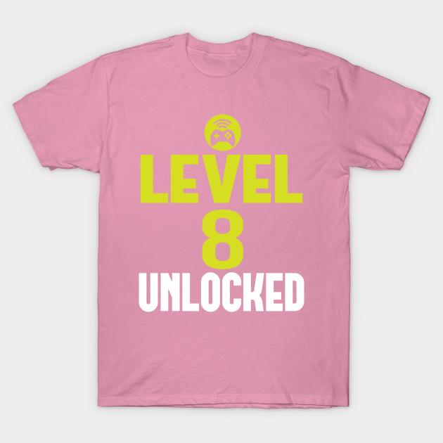 T Shirt Women 2009 8Th Gamer Birthday Gift Funny Level 8 Unlocke Harajuku Print Kawaii Tshirt Summer Short Sleeve Female T-Shirt Top Tee