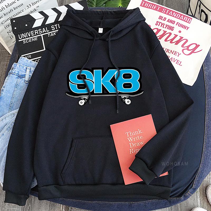 

Anime SK8 The Infinity Hoodies Funny Cartoon SK8 Letter Print Sweatshirts Women Men Fashion Winter Oversized Streetwear Pullover 3XL