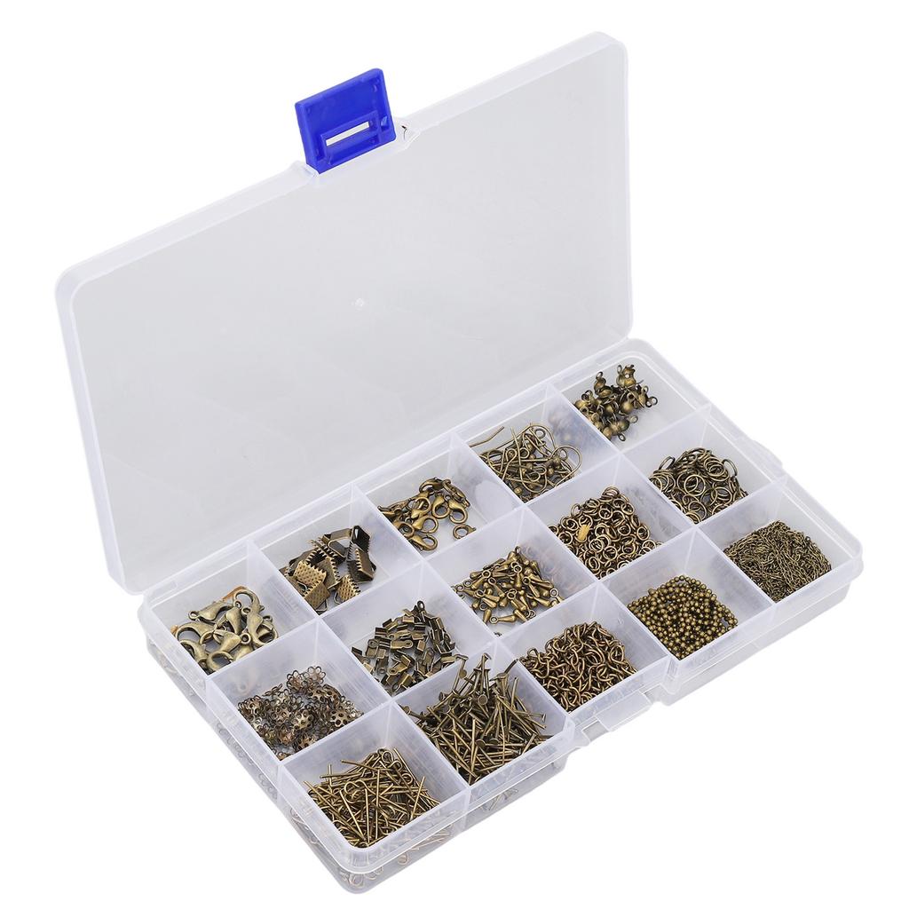 Jewelry Making Kit Metal DIY Electroplated Shiny Exquisite Wear Resistant Jewelry Supplies for Handicrafts