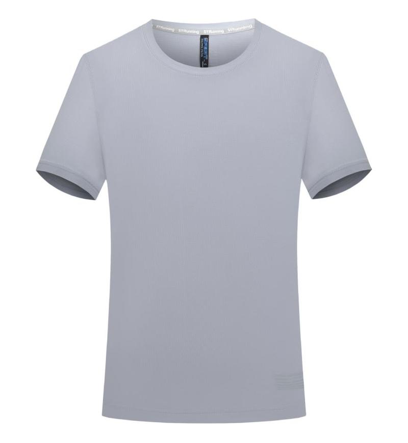 Soft Unisex T Shirt Summer Crew Neck Minimalist Tops Solid Color Unisex Lightweight T-shirt for Women and Men YG-2116