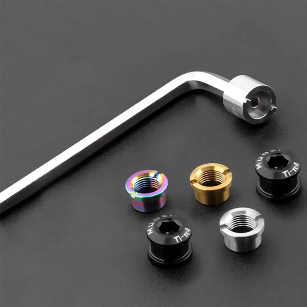 Bicycle Chainring Bolts Nut Wrench Chainring Screw Removal Install Tools MTB Road Folding Bike Chainwheel Tool