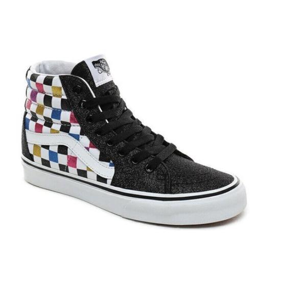 Vans Sk8-Hi Glitter Checkerboard - VN0A4BV6V3P