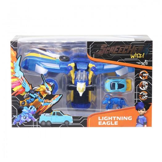 Transformer Car SCREECHERS WILD! S4 L3S - Lightning Eagle Premium