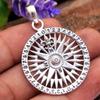 Compass Pendant, Handmade Jewelry, Silver Pendant, Silver Jewelry, 925 Silver Pendant