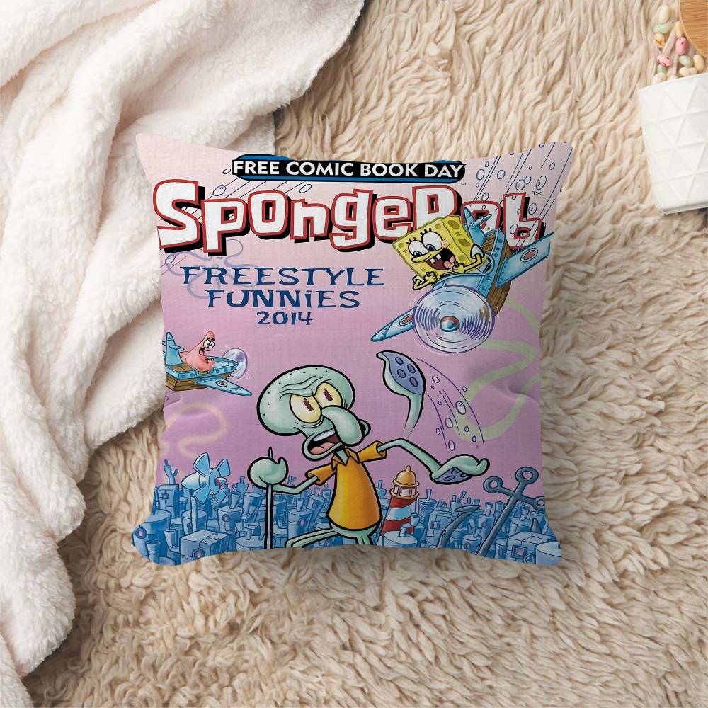 Cartoon SSpongebobs pillow cover sofa cushion cover home room decoration children gift