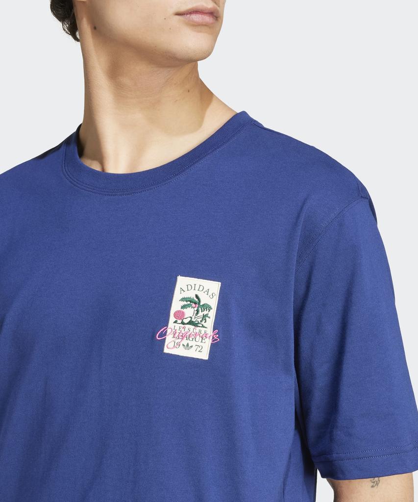 Adidas Leisure Badge Tee - Dark Blue / Jd6347