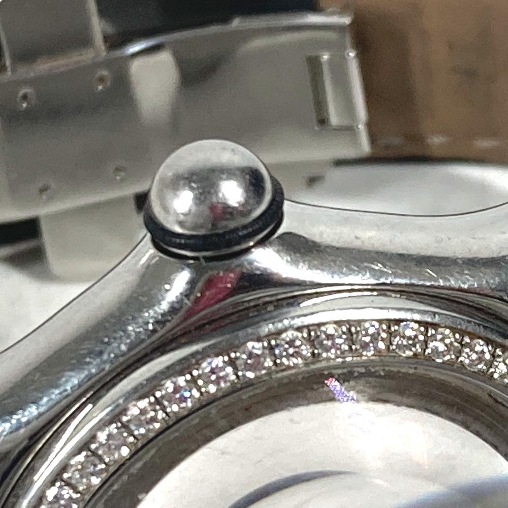 CORUM 39.151.47 Women's watch Bubble Diamond Bezel  Wristwatch SS blue/Black