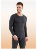 Women's Winter Fleece-Lined Silk Wool Underwear Set - Extra Thick Heat-Generating Base Layer for Autumn.