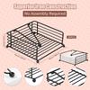 2Pcs New Flat Napkin Holder Metal Rustic Kitchen Napkin Holder Square Paper Dispensers with Adjustable Arm for Countertop Table