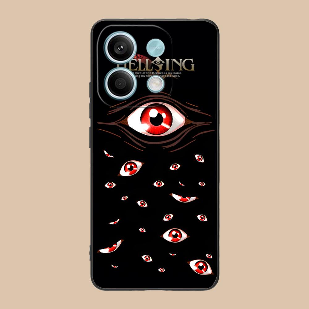 Anime Alucard Hellsing Phone Case for POCO M7 M6 M5 M4 M3 X7 X6 X5 X4 X3 Pro GT 5G Colorful Printing Cover Cover Luxury