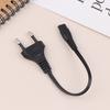 1Pc EU Plug Double Hole Charging Cable 220V 110V Direct Charging Torch Light Charger Power Cord Flashlight Accessories