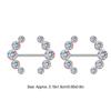 Nipples Ring Breast Ornament Exquisite Female Fashion Accessory Sexy Bodies Piercing Jewelry Simple Body Decor for Women