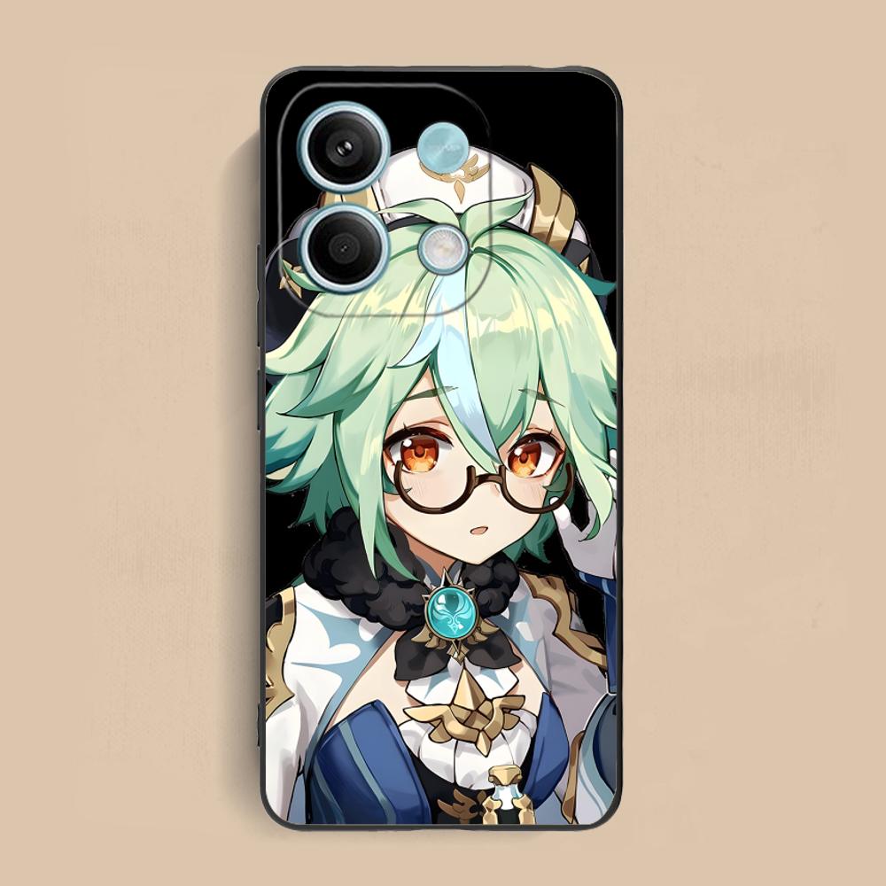 

Game GI Sucrose Matte TPU Mobile Phone Case for Xiaomi Redmi Note 14 13 12 11 S Pro Plus 4G 5G Colorful Printing Cover Redmi Note 11S 4G