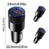 Fast Car Charger Quick Charging QC3.0 3.1A Phone USB C Adapter 2 Port Cigarettes Lighters Charger for Phone Tablet