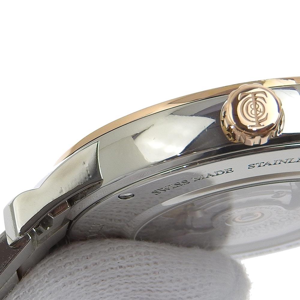 TIFFANY&Co. Atlas Dome Watches Z1810.68.13A21A.00A WhiteDial Stainless Steel/Plated Gold Mechanical Automatic Analog display mens Used