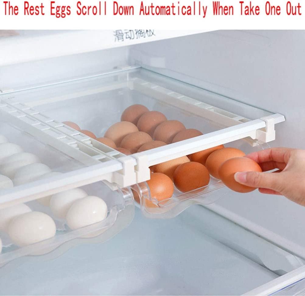 Eieraufbewahrungsregal Schublade Eieraufbewahrung Sicherheit Langlebig Küche Eieraufbewahrungsbehälter Kühlschrank Eierschublade