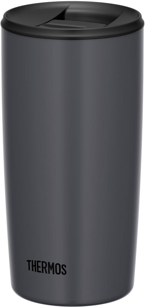 Thermos Vacuum Insulated Tumbler with Dark DGY Lid, 500ml, Gray, JDP-501