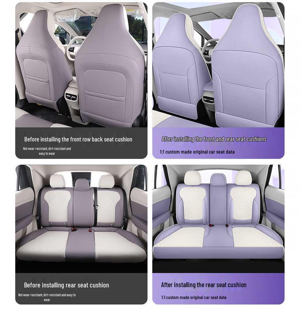 Compatible with all-season MG4 seat covers for 26 models, offering full coverage car seat cushions dedicated to MG4.