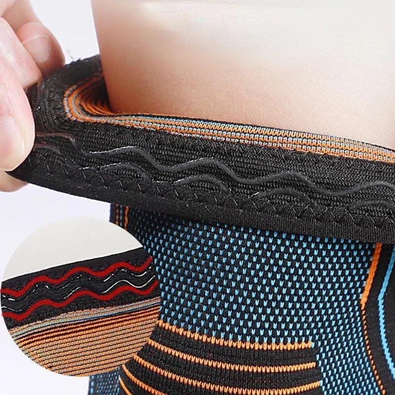 1PC Compression Knee Brace Workout Knee Support for Joint Pain Relief Running Biking Basketball Fitness Knitted Knee Pads Sleeve