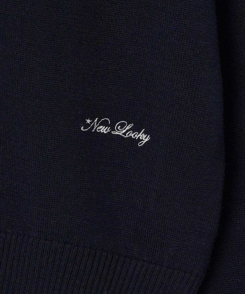 Nyuluki Base Loose Fit Cardigan_Navy