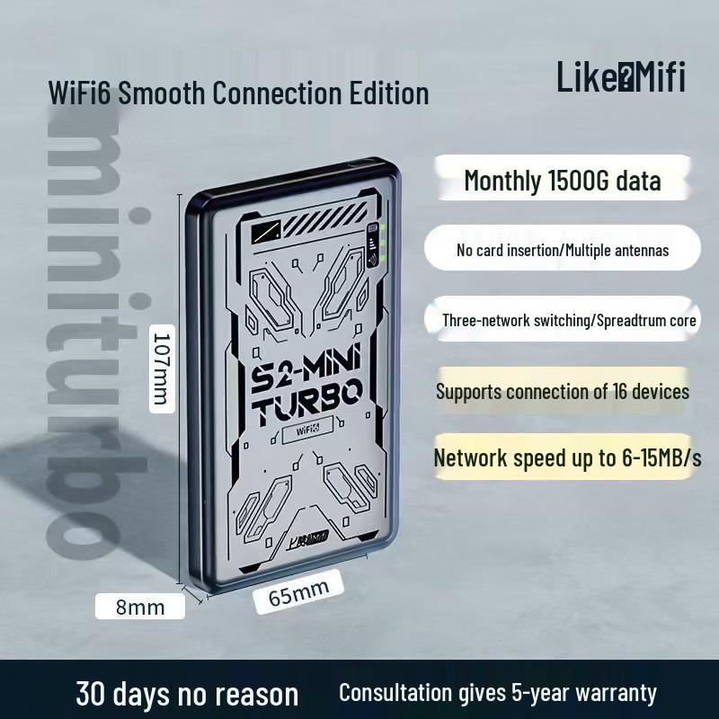 Upvote MiniTurbo Portable No-SIM WiFi, Wireless Network, Tri-Network Universal Data Device