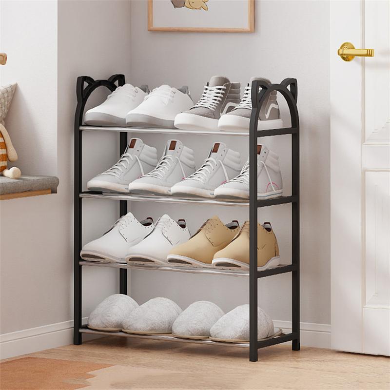 4 Layers Household Storage Rack Simple Shoe Cabinet Shoe Storage Rack Multifunctional Home Entrance Shoe Rack