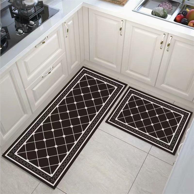 Washable Kitchen Floor Rugs Cute Anti -Slip Long Rug Mat For Kitchen Decoration Outdoor Doormat Interior Entrance Door Mats