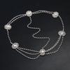 European & American Fashion Rhinestone Hair Chain: Versatile Multi-Layer Forehead Style for Women