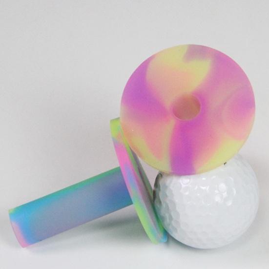 54/65/70MM Buntes Gummi-Golf-Tee T-Form Driving Range Indoor Outdoor Golf-Übungsballhalter Golf-Trainingshilfe Golf-Zubehör Golfer-Geschenke