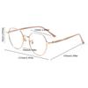 Unisex Fashion Glasses Women Trendy Round Anti Blue Light Eyeglasses Men Ultralight Computer Eyewear