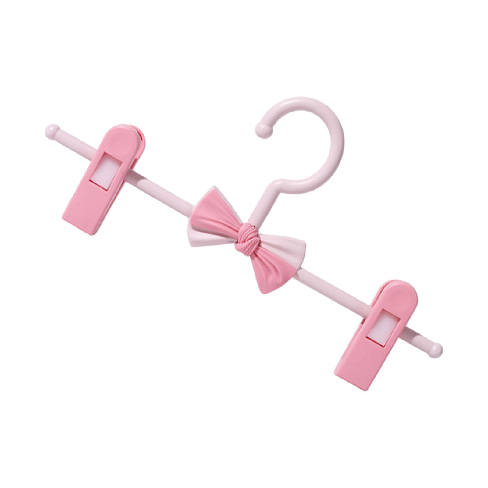 

Plastic Kids Pants Hangers Plastic Smless Non Slip Pants Clip Telescopic Trousers Rack