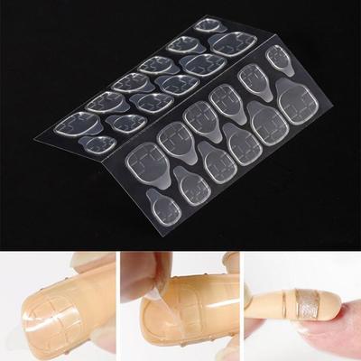 240PCs New Double Sided False Nail Glue Sticker Nail Art Tape Self Adhesive Manicure Extension