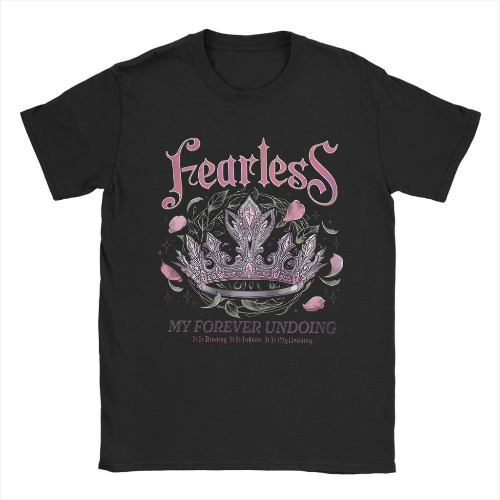 Bookish Romance Fantasy  T Shirts Mens  Pure Cotton Crazy TShirts Crewneck Kai Azer Tee Shirt Short Sleeve Clothes 4XL 5XL 6XL
