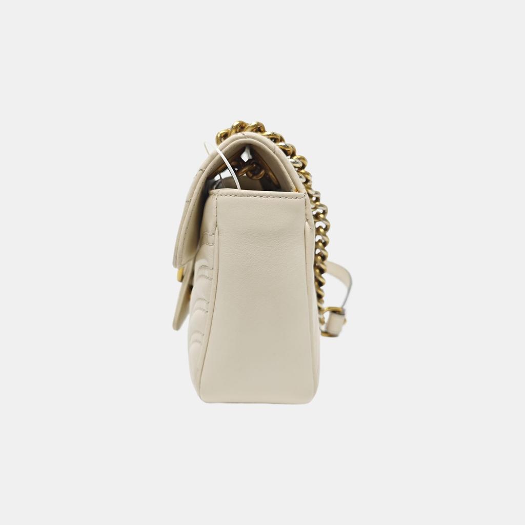 [Pre-Owned] Gucci GG Marmont Matelassé Mini Bag 'White' - Very Good #1X5VKQF