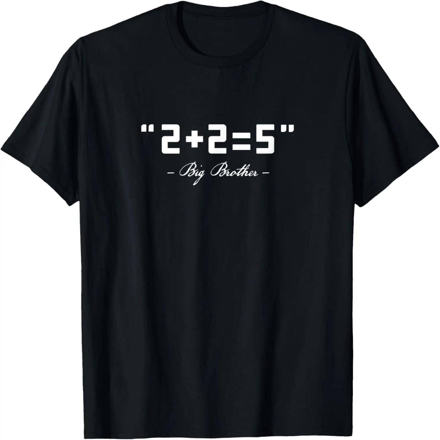 Dystopian Truth Think 2+2=5 Big Brother is Watching You T-Shirt XXXXXL разноцветный
