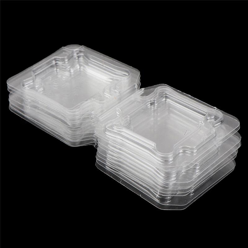 Hot Sale 10Pc CPU Box CPU Plastic Protective Case CPU Clamshell Tray Case Container