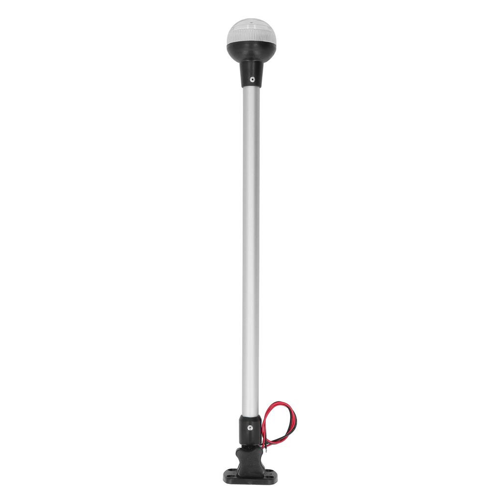 Marine Navigation Anchor Light All Round Boat IP65 Waterproof White LED 21.5in Fold Down USCG 2NM DC