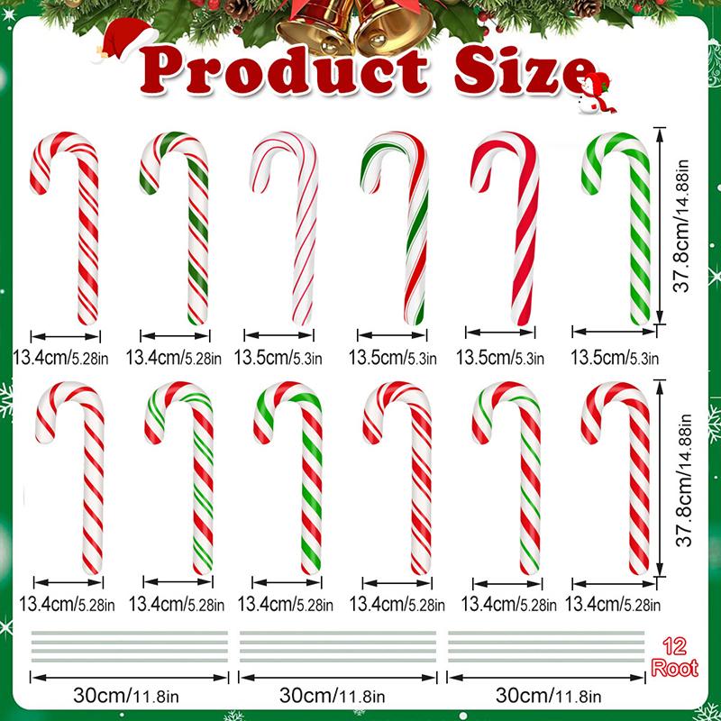 

1 Set Christmas Venue Sign Stakes Lawn Candy Shape Outdoor Yard Decorations Home Garden Multiple Options Available