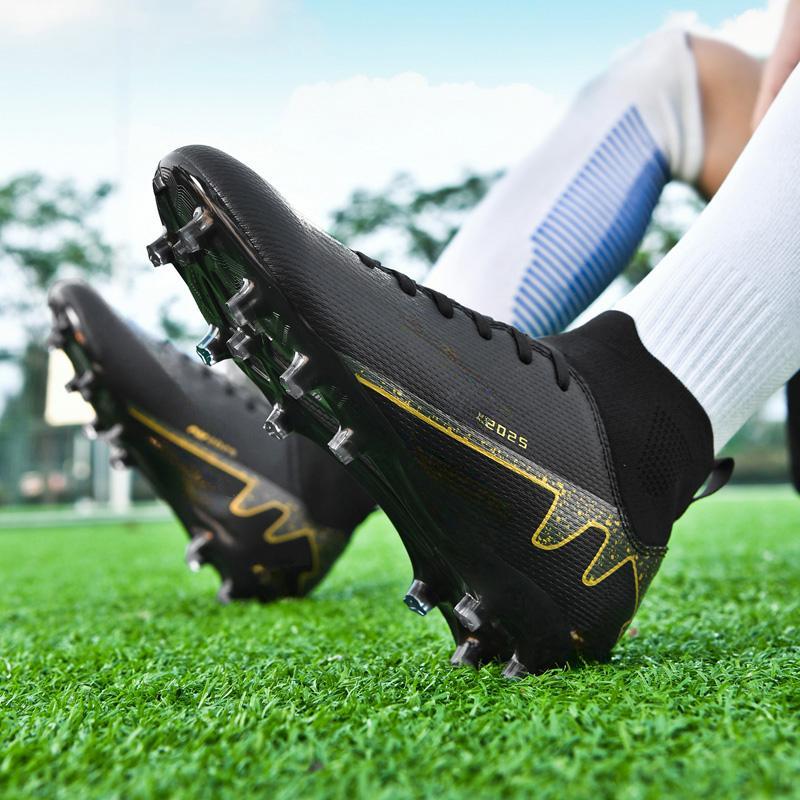 32-46 Teenagers' Large Size High Leg Nails Football Training Sneakers Children's Football Shoes