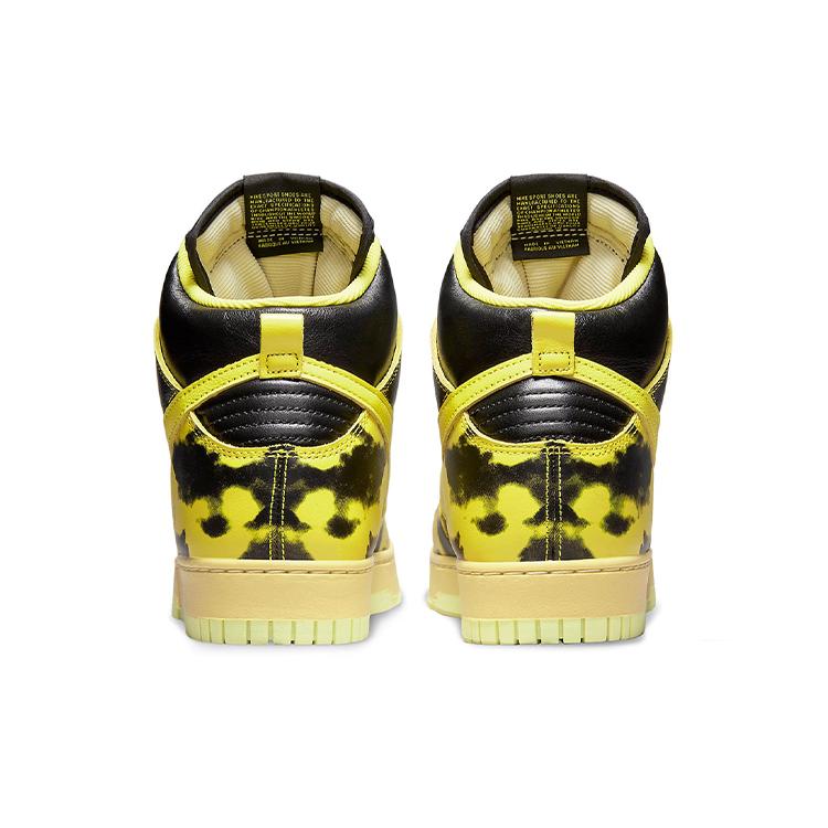 Nike Dunk High 1985 Yellow Acid Wash Unisex