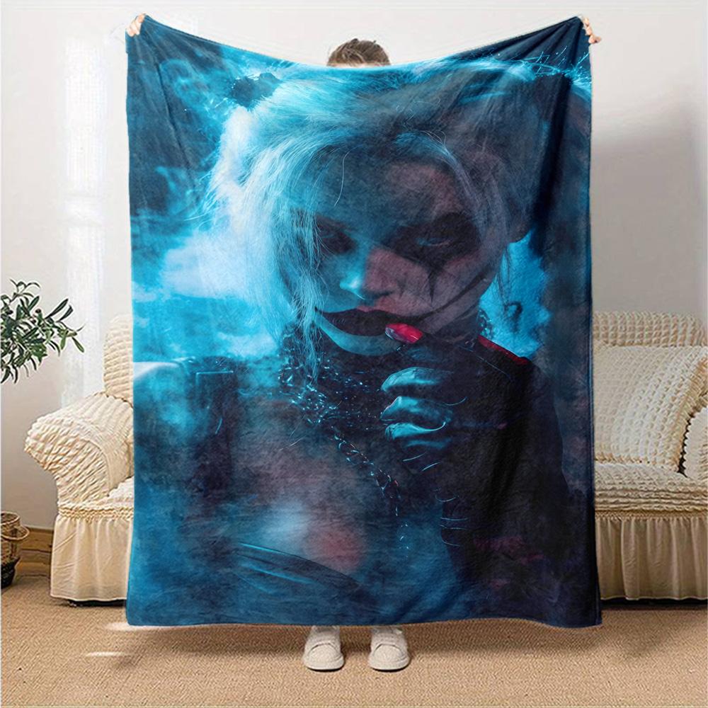 Harley Quinn Blanket Ultra-Soft Perfect for Bed Office Chair Seaside for All Seasons Stylish Decor Unique Gift for Family and Friends Camping