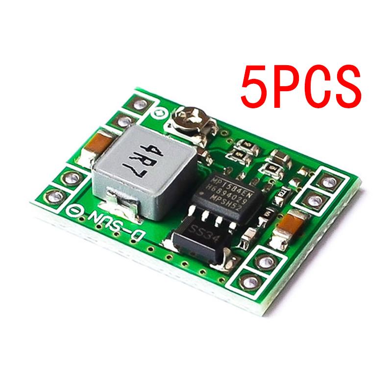 

5PCS power module Adjustable MP1584EN DC DC 3A power step-down descending output module 12 v9v5v3 LM2596 24V
