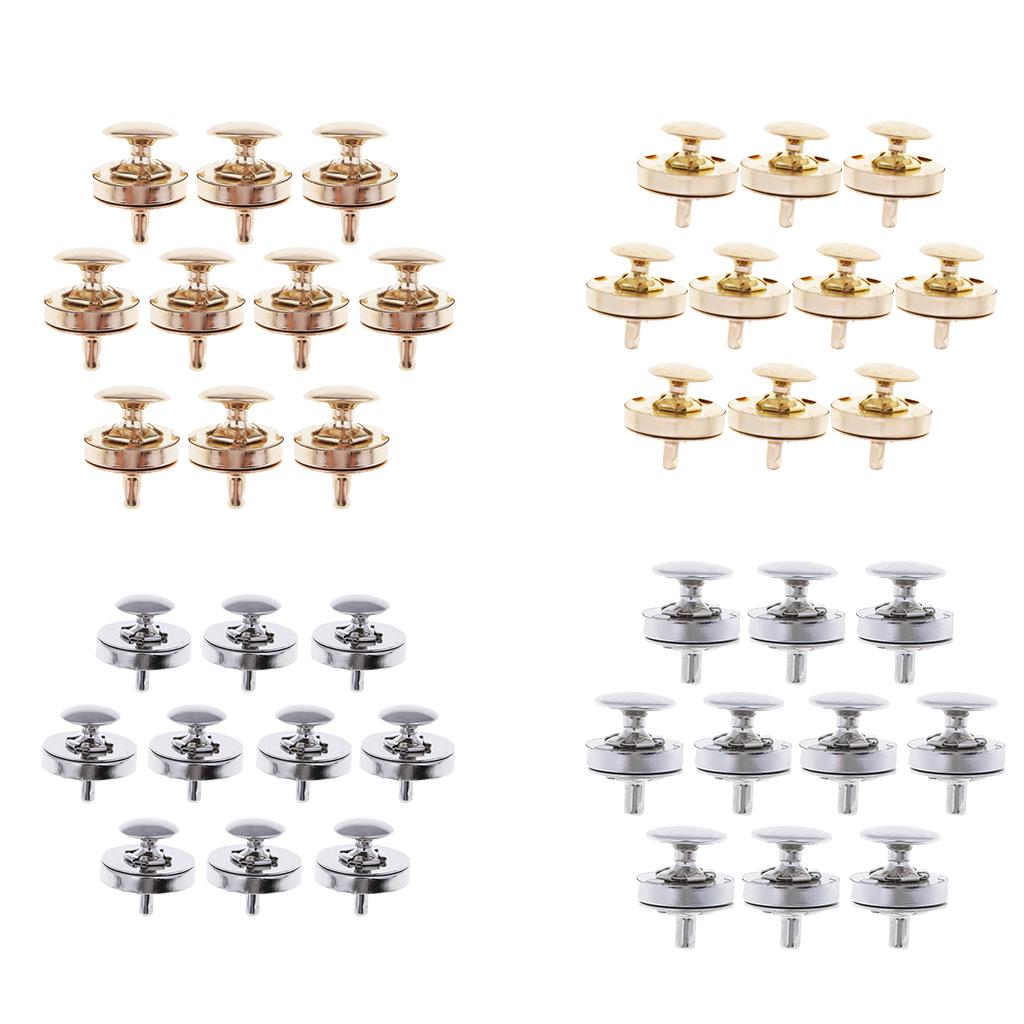 Vintage Style Metal Magnetic Buttons for Sewing Nail Buckle Rivet Fasteners for Jackets Shirts and Coats