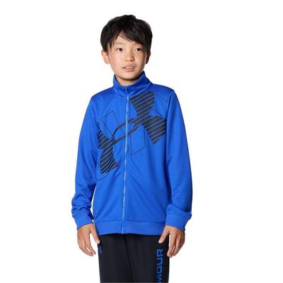 UA Track Jacket Team Royal Black YMD