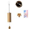 Handmade Bamboo Wind Chimes Hand Cranked Yard Pendant Garden Decoration Musical Windchime  Patio