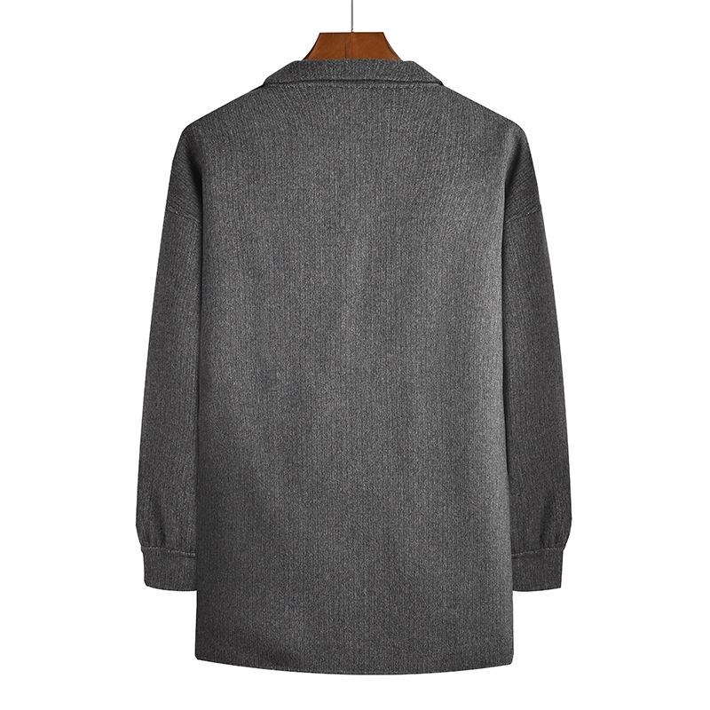 Autumn and Winter Wool Double-sided Woolen Coat Men's Mid-length Thickened Wool Coat Plus Size Men's Clothing