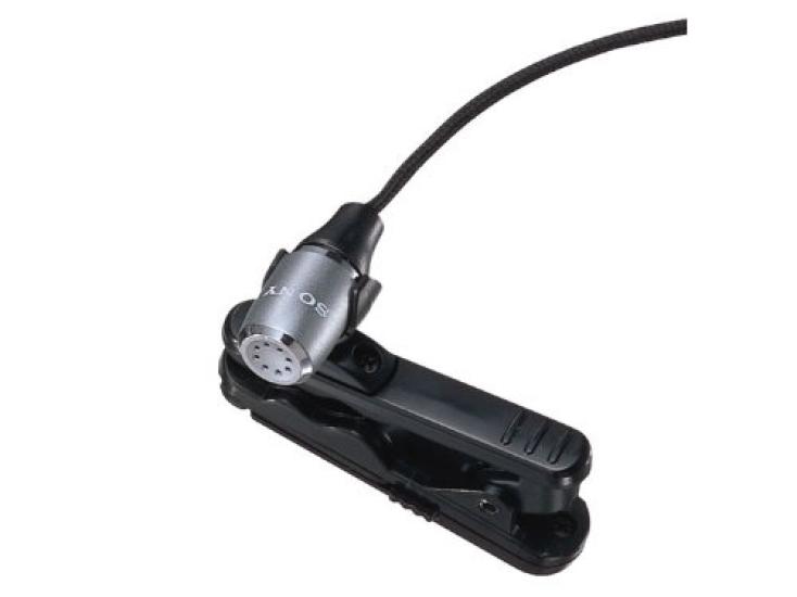 Sony Condenser Microphone, MonoBusiness Use, with Holder Clip, ECM-C115