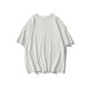 Flower gray American ins trendy brand butterfly short-sleeved T-shirt women's summer new pure cotton design sense niche fat MM top